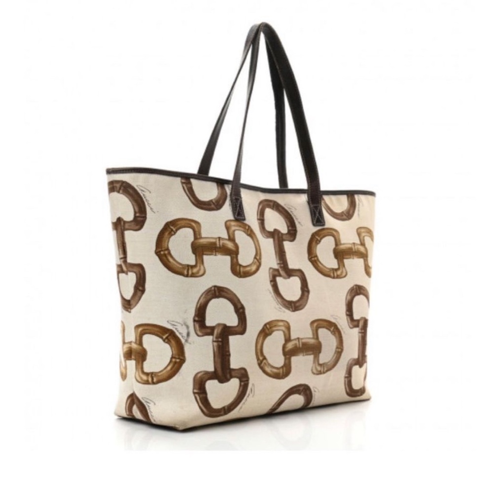 ❌❌ SOLD ❌❌. DO NOT BUY Large Canvas Tote Bag w Leather trim - Picture 5 of 15